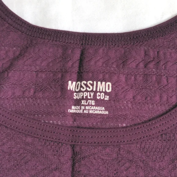 Mossimo Burgundy Tank Top XL ✨NWOT!✨ - Picture 3 of 3